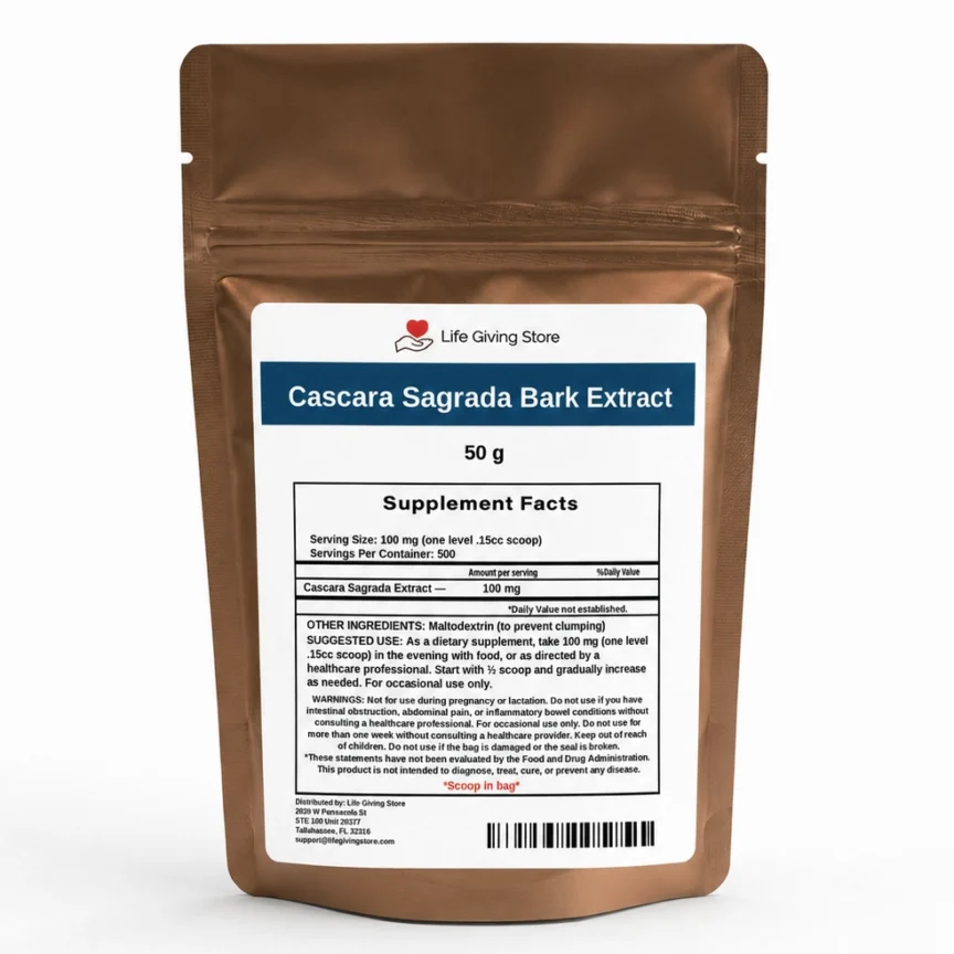 Cascara Sagrada Bark Extract
