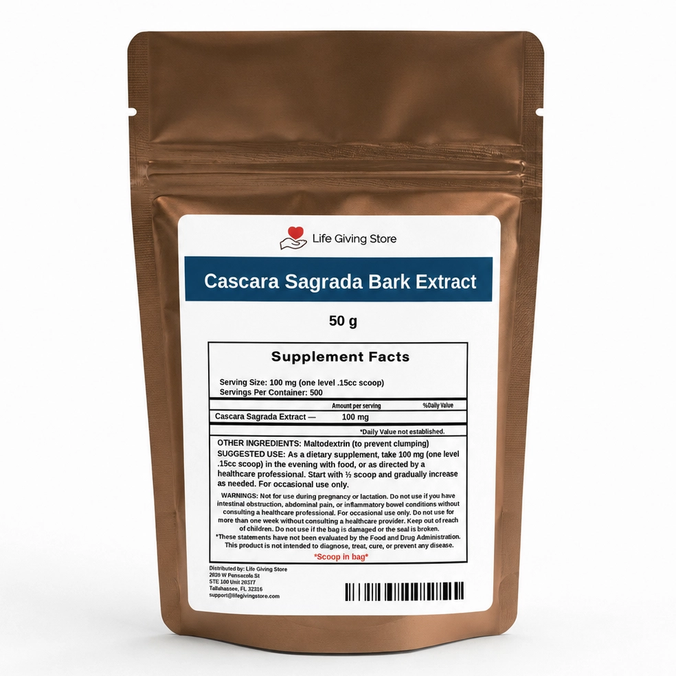 cascara sagrada powder usp grade hero