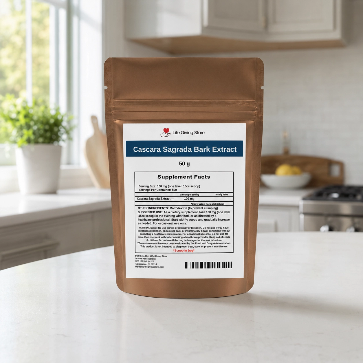 cascara sagrada powder usp grade lifestyle
