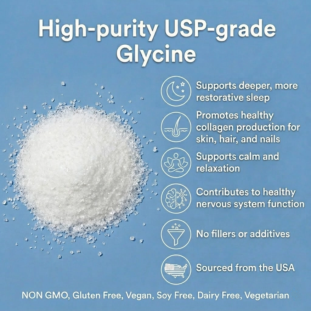 glycine powder USP Grade benefits