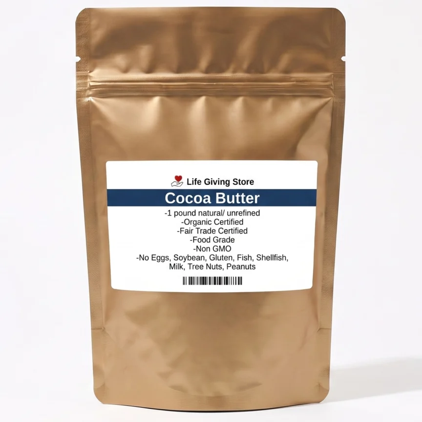 Cocoa Butter (Organic & Fair Trade Certified)