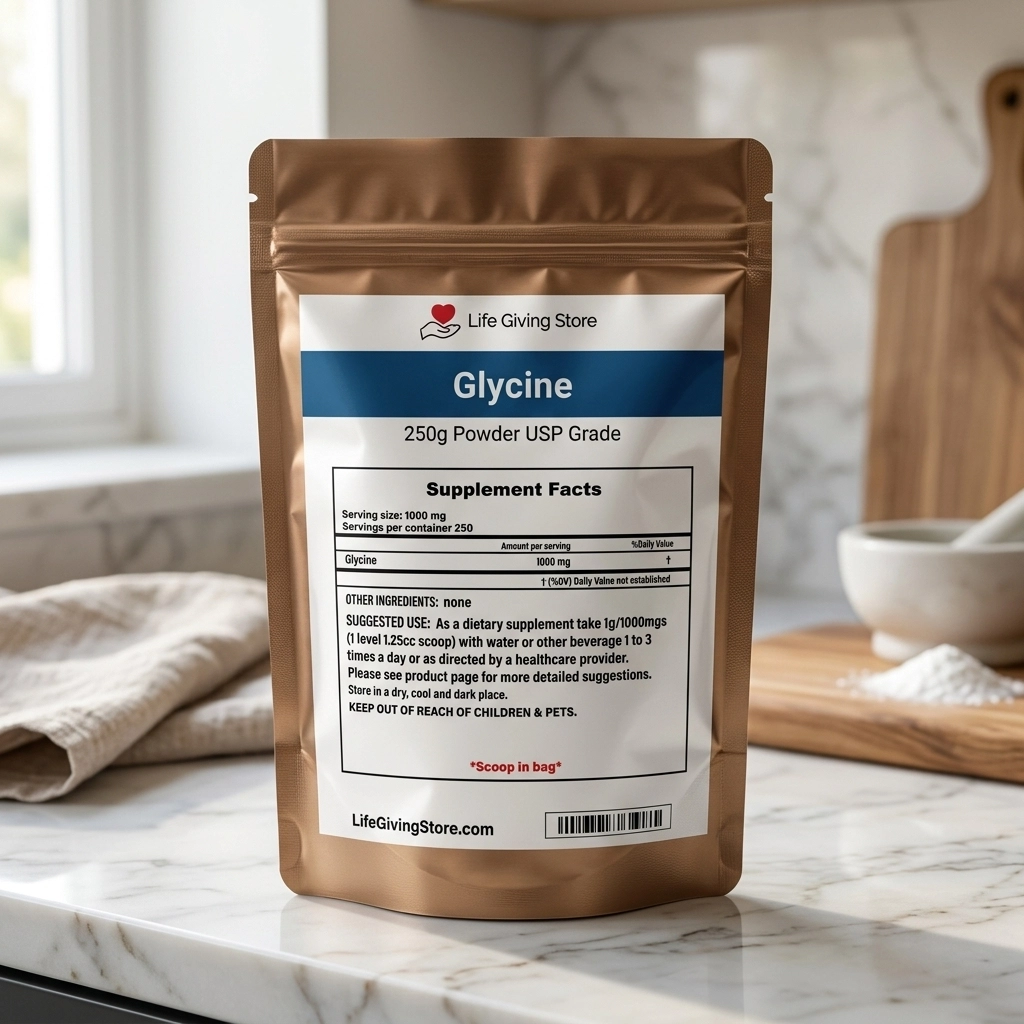 glycine 250g powder supplement USP grade