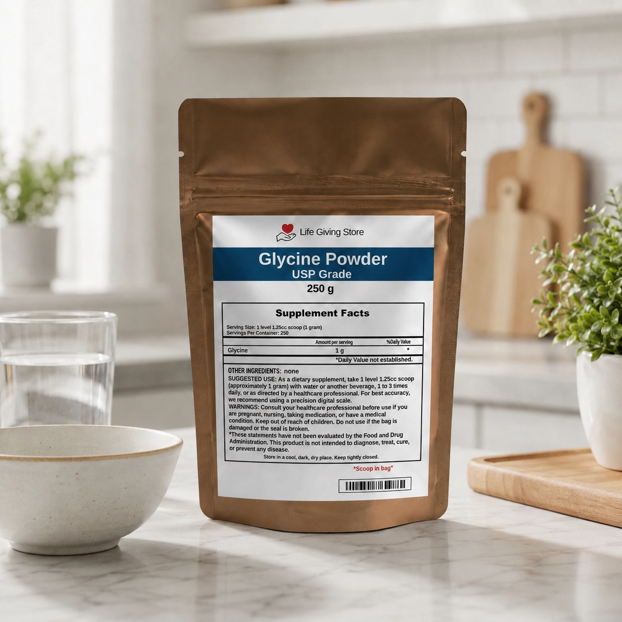 glycine powder USP Grade lifestyle