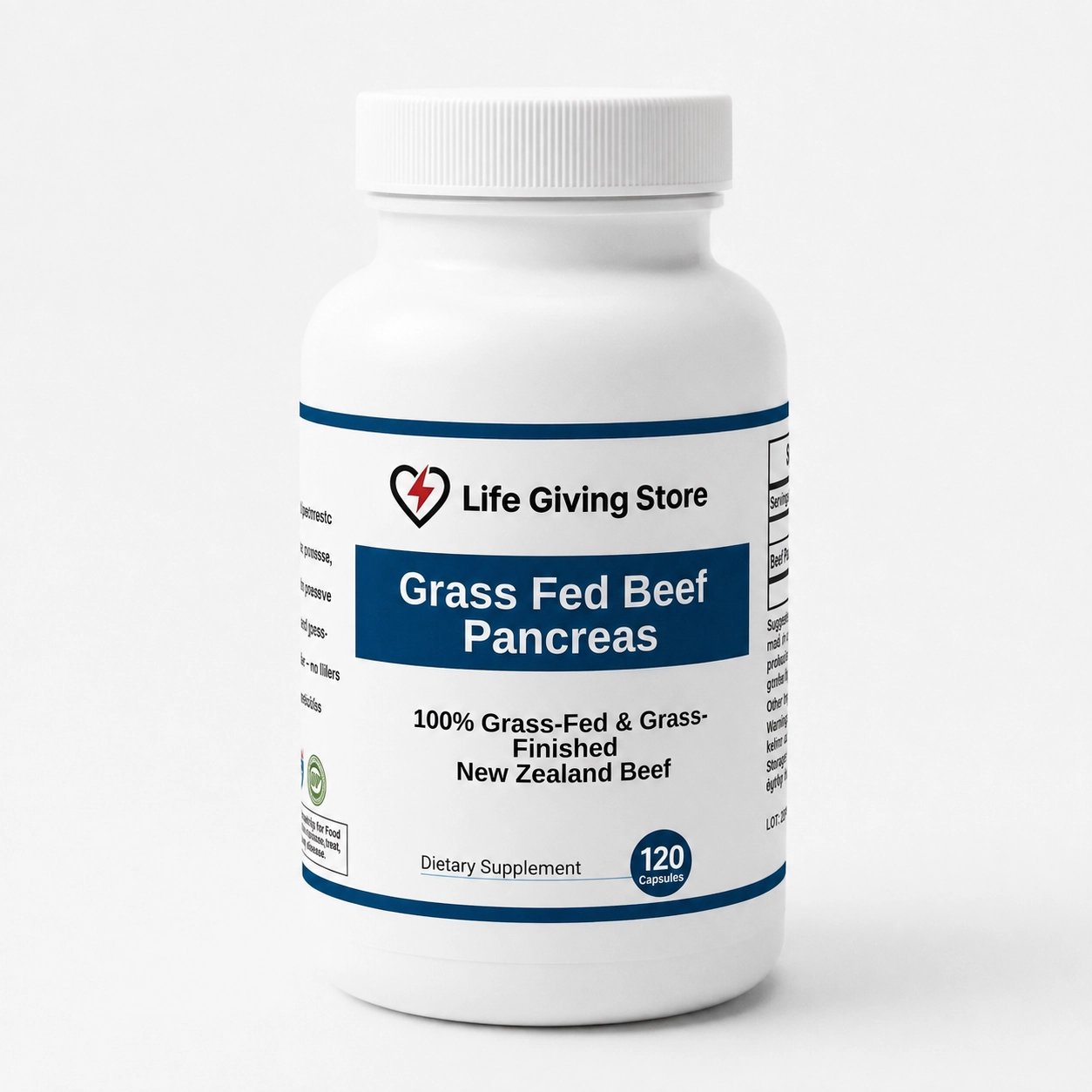 Grass fed and finished new zealand beef pancreas