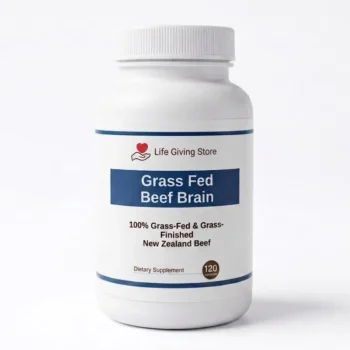 Grass fed beef brain capsules