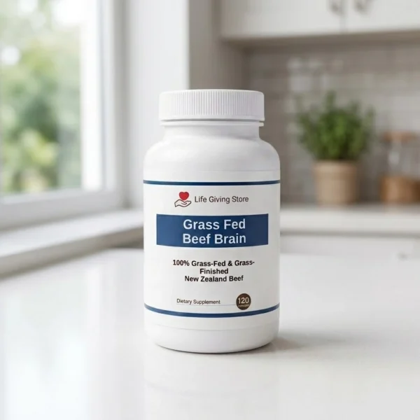 Grass fed beef brain capsules lifestyle