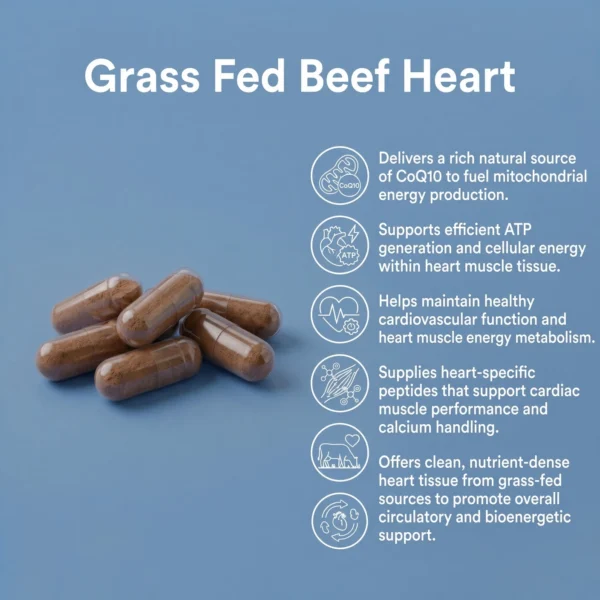 grass fed beef heart capsules benefits