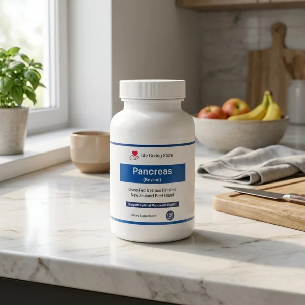 grass fed beef pancreas capsules