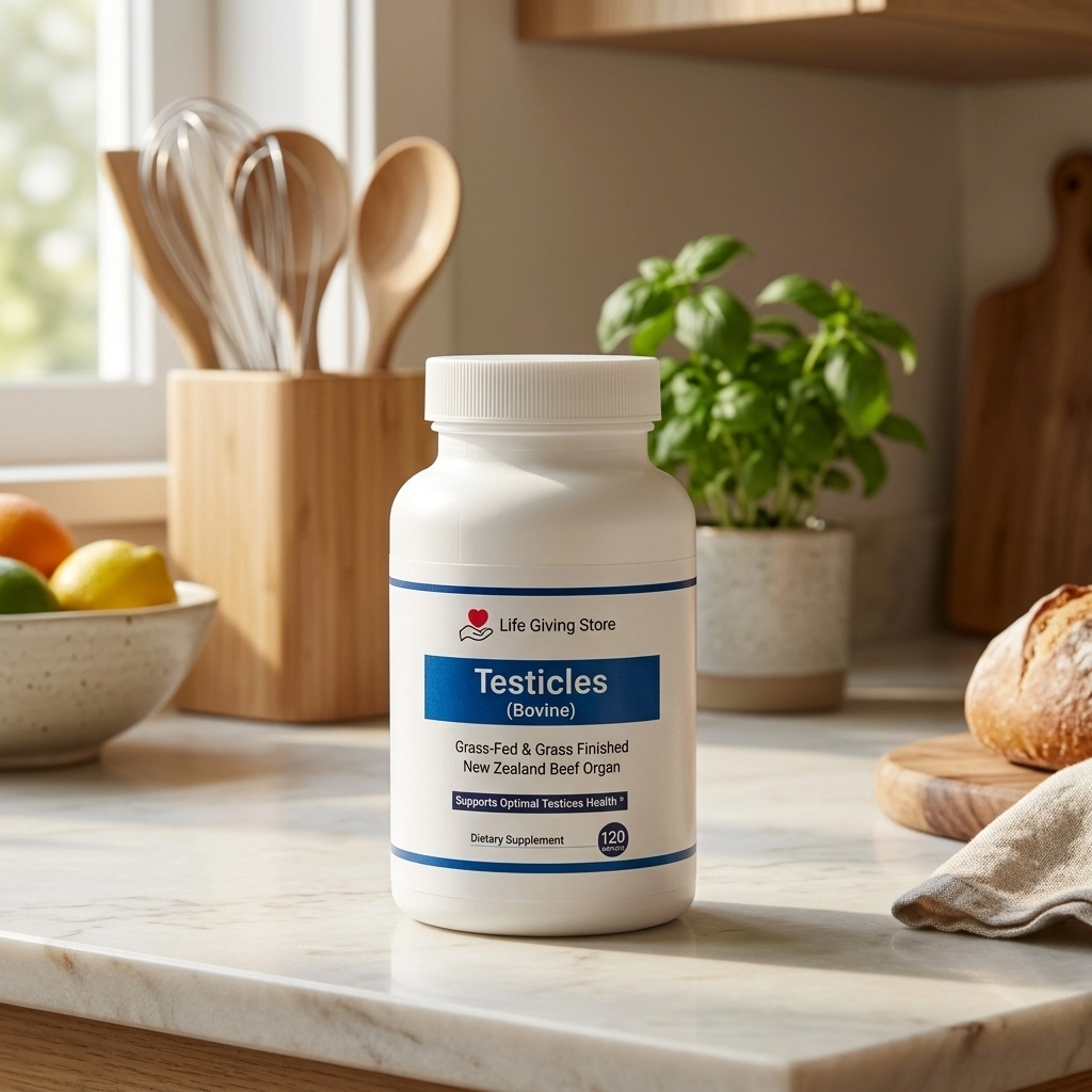 grass fed beef testicles capsules