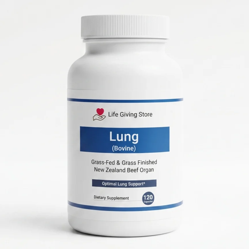 Grass Fed Beef Lung Supplement with Rich Nutrients