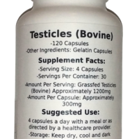 Grass Fed Beef Bull Testicle Supplement – Orchidic