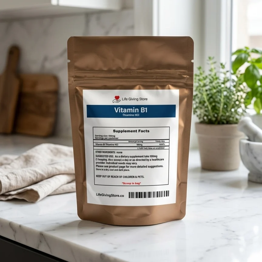 Vitamin B1 Powder Thiamine HCl USP Grade