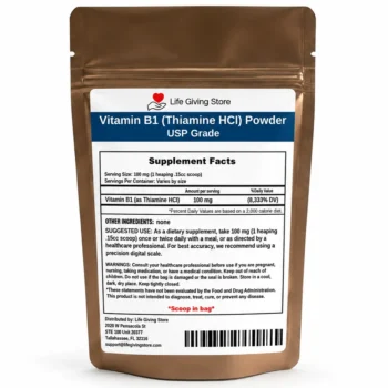 vitamin b1 thiamine usp grade powder