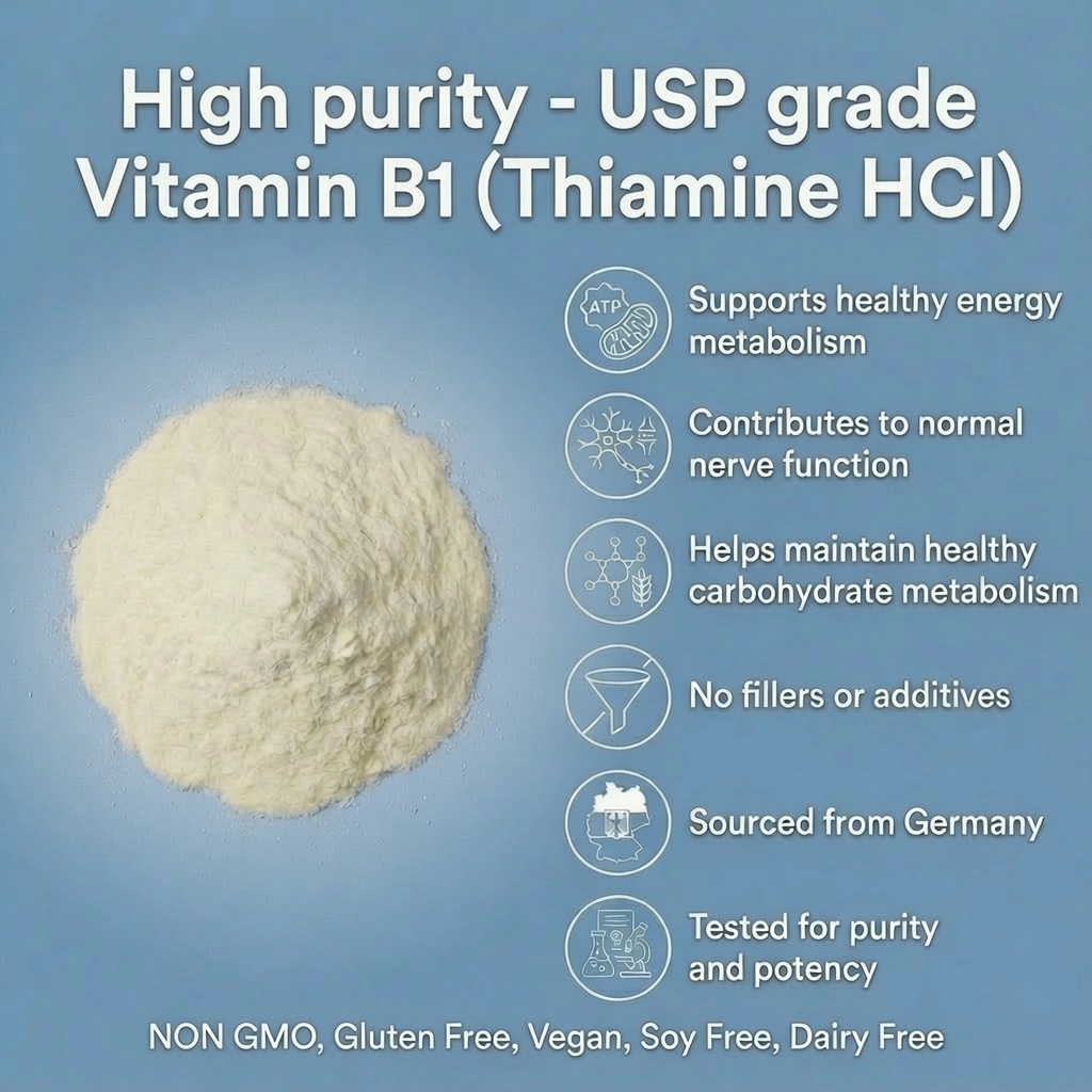 vitamin b1 thiamine usp grade powder