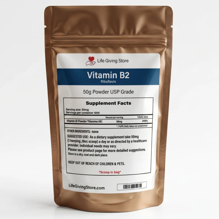 Vitamin B2 Riboflavin Powder  USP Grade