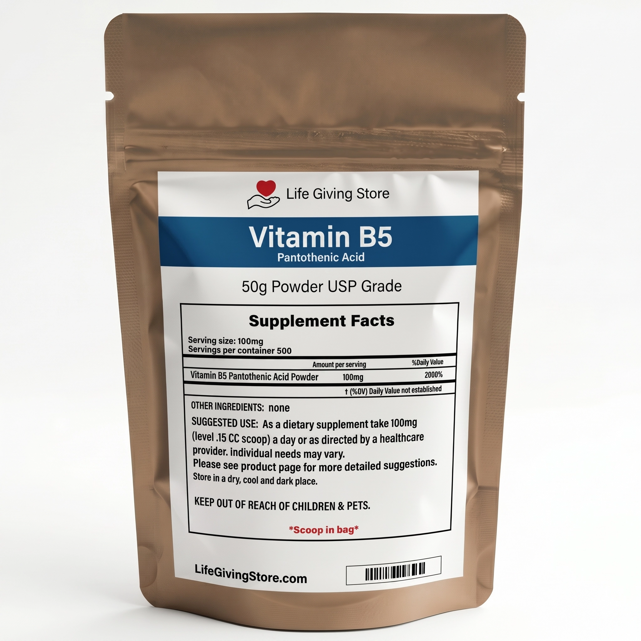 vitamin b5 pantothenic acid usp