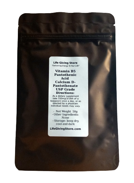 Vitamin B5 Pantothenic Acid USP Grade