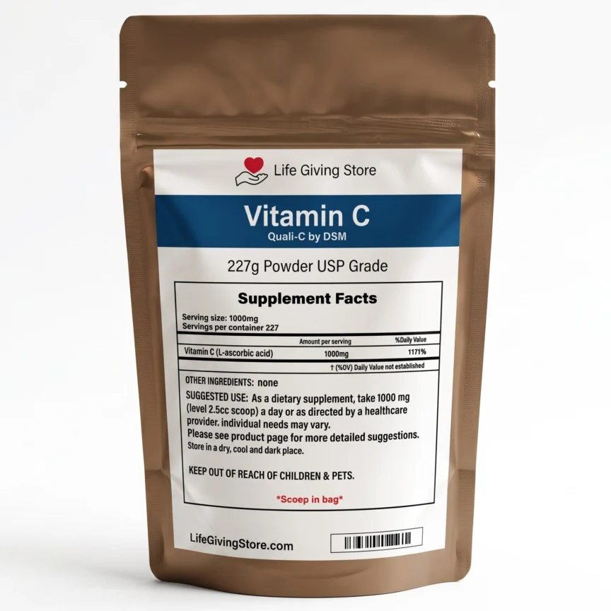 Vitamin C Powder (Quali-C by DSM) USP Grade