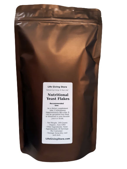 Nutritional Yeast Flakes – Organic – Non-Fortified
