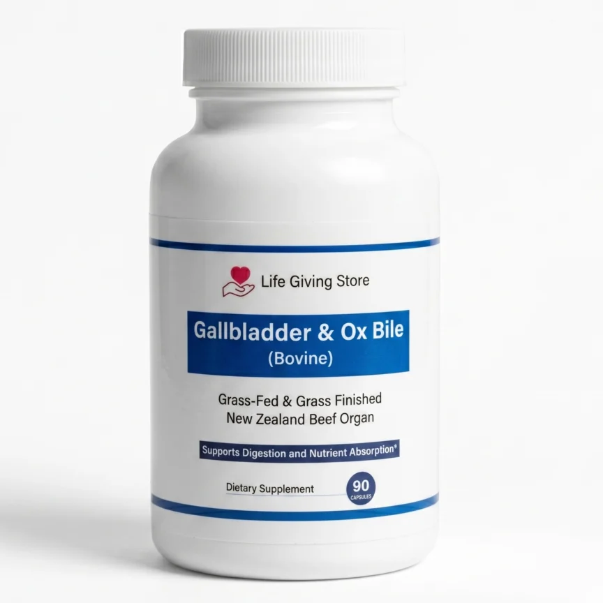 Grass Fed Beef Gallbladder & Ox Bile