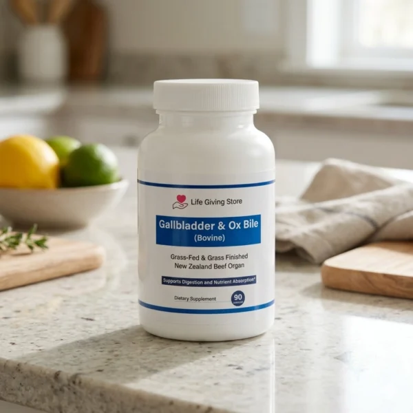 grass fed gallbladder and ox bile capsules