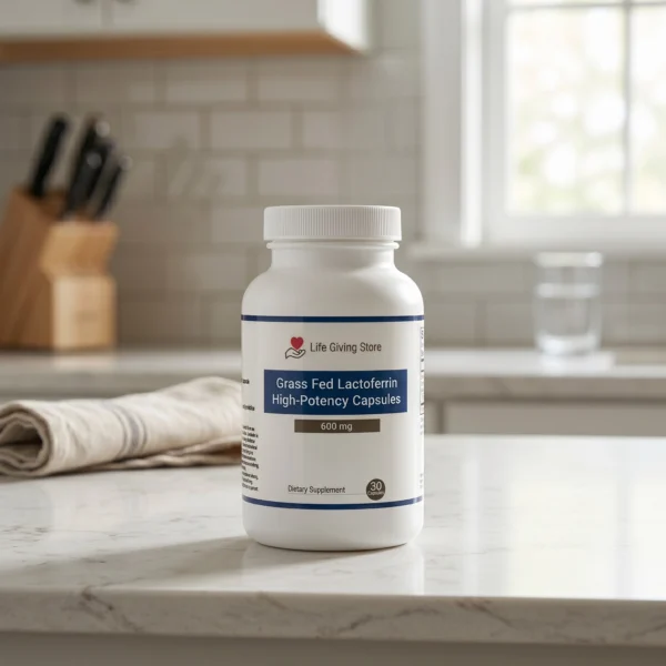 Lactoferrin capsules high potency lifestyle