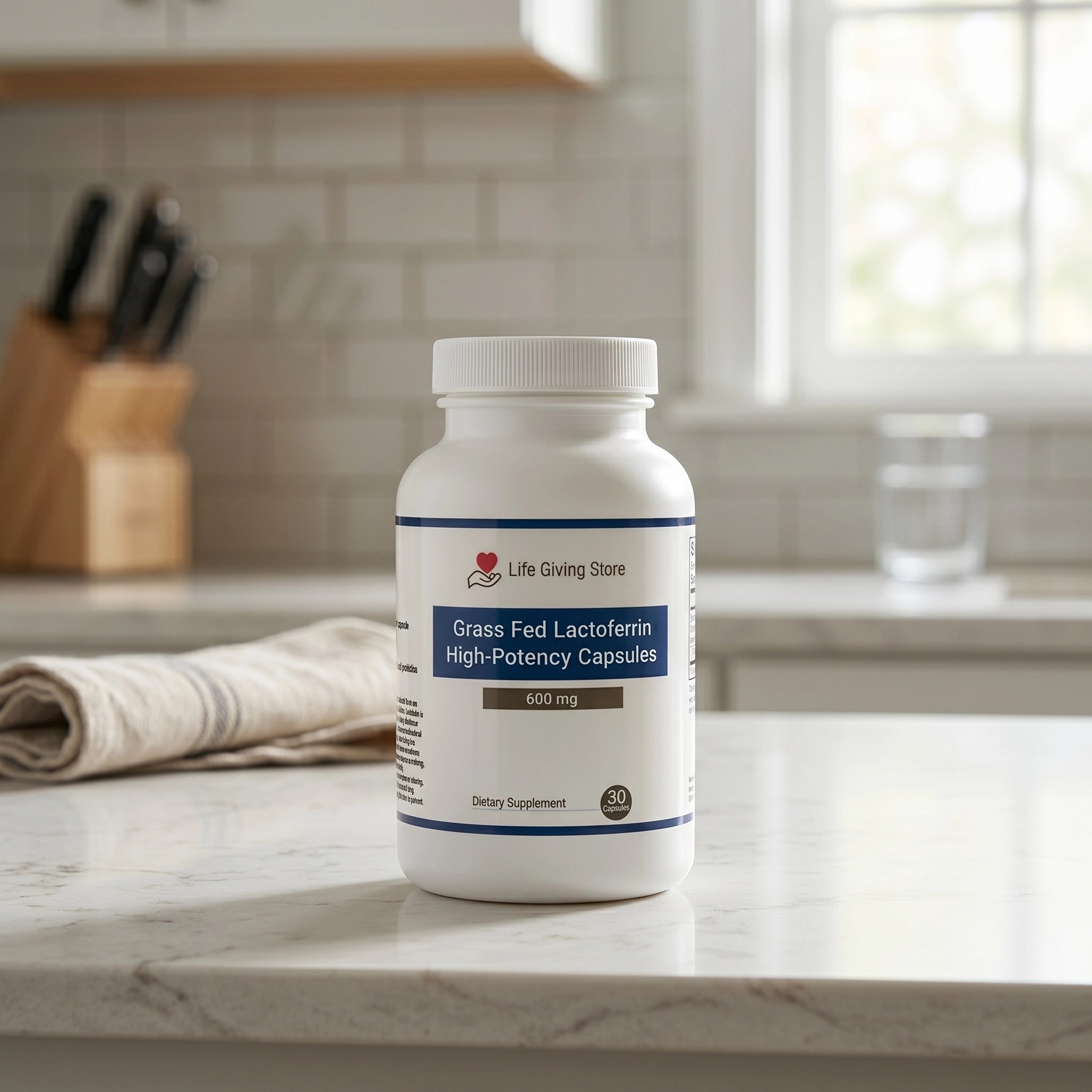 Lactoferrin capsules high potency lifestyle
