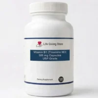 Vitamin B1 (Thiamine HCl) 500mg Capsules – USP Grade