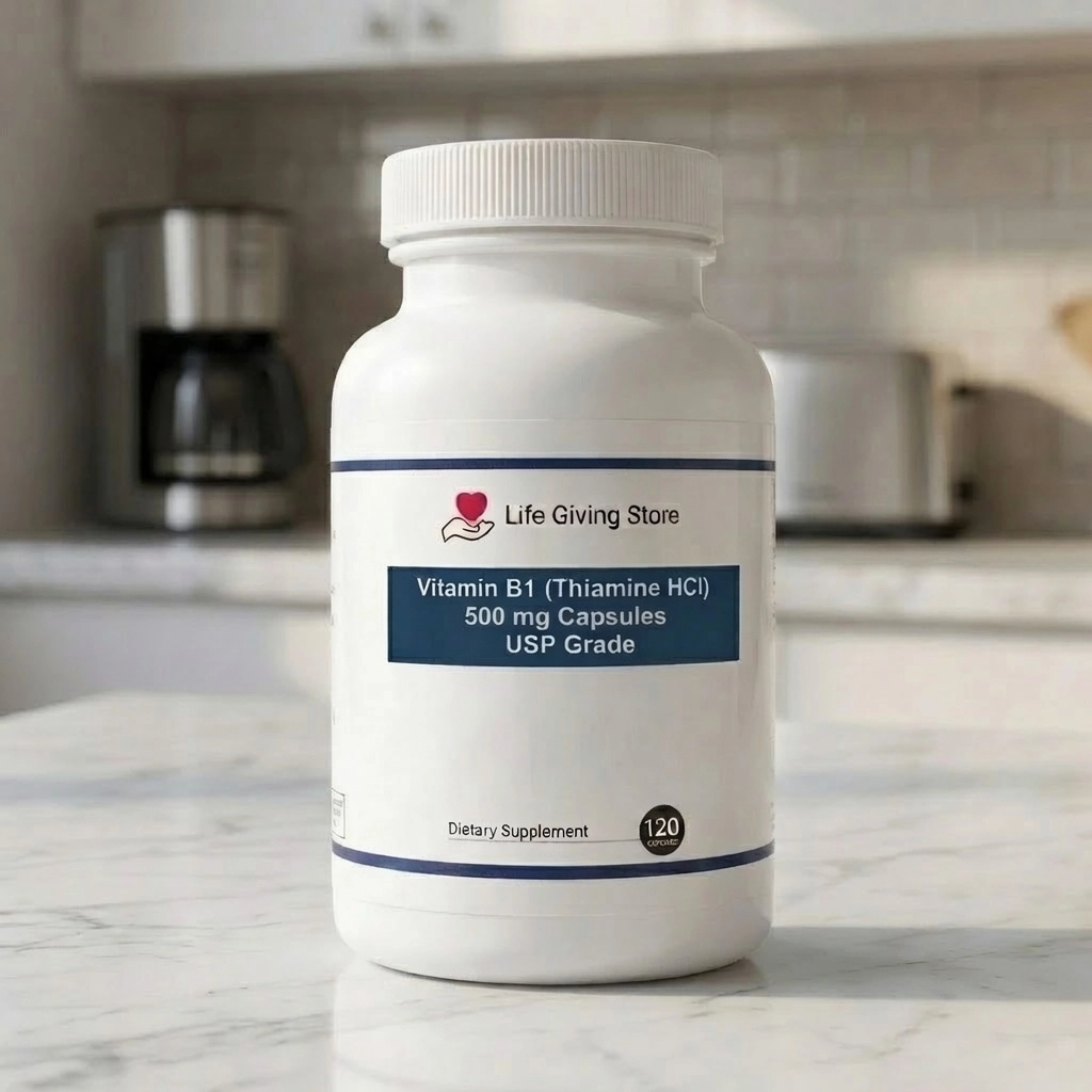 vitamin b1 capsules 500mg thiamine hcl usp grade lifestyle
