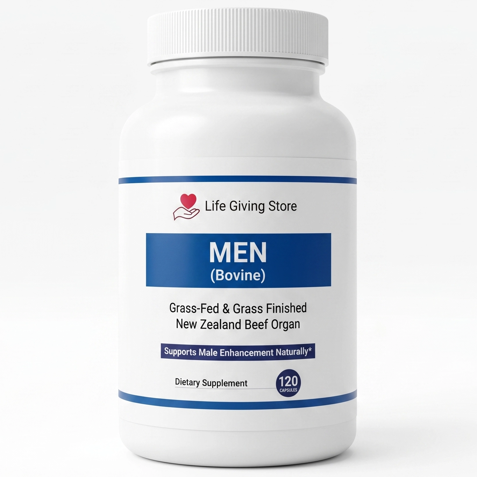 MEN male enhancment naturally grass fed bovine capsules