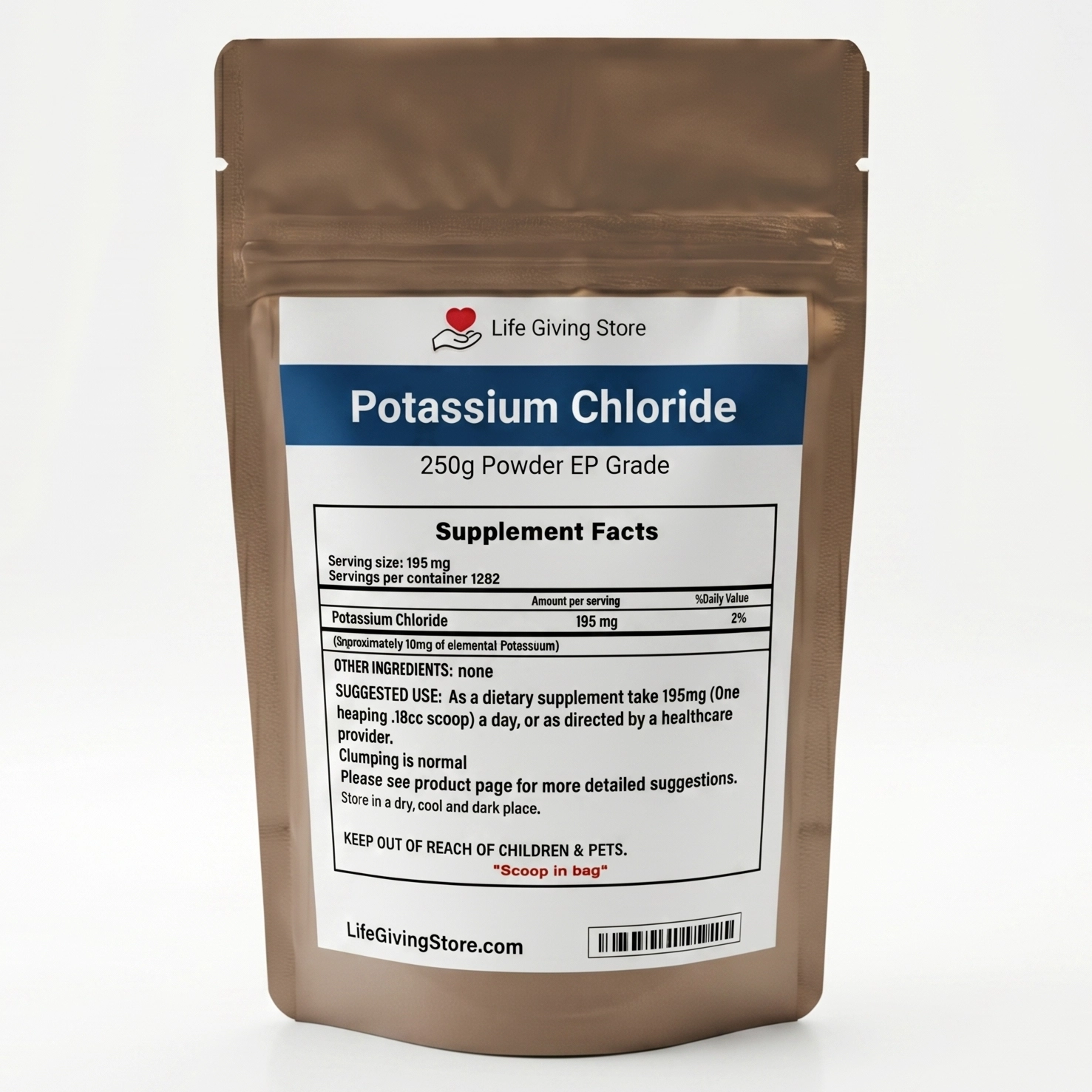 potassium chloride powder ep grade