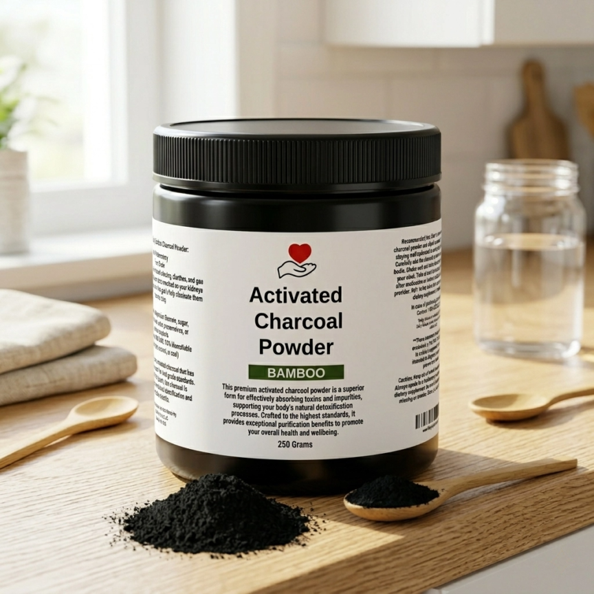 Activated Charcoal Powder (Bamboo)