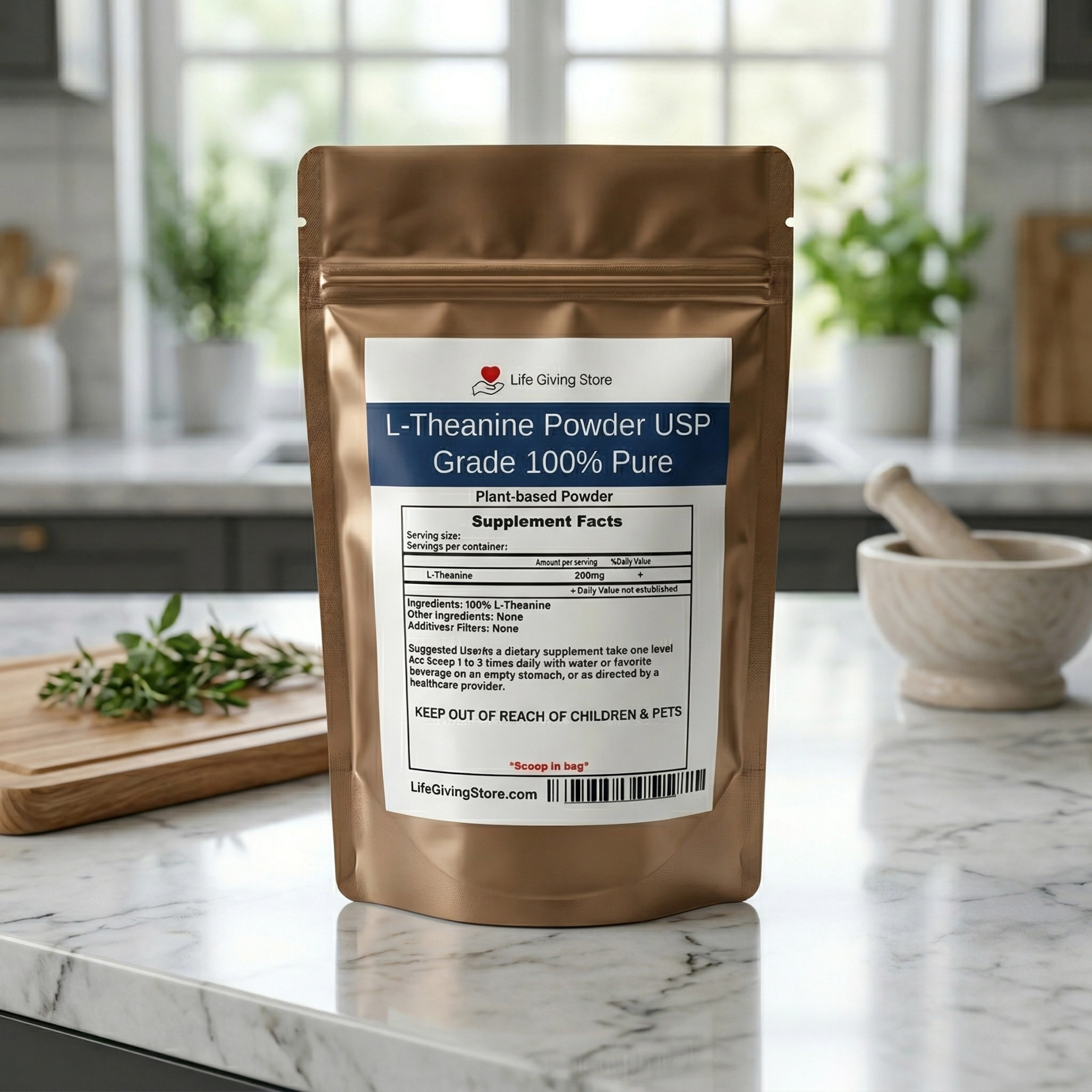 L theanine powder USP grade 100 pure