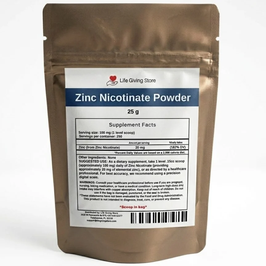 Zinc Nicotinate Powder