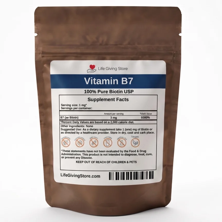 Vitamin B7 Biotin Powder USP Grade