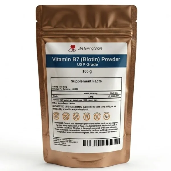 Vitamin B7 Biotin powder hero
