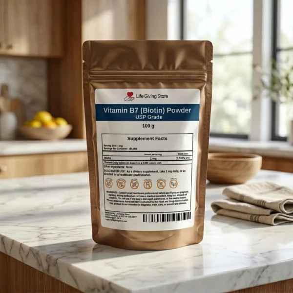 vitamin b7 biotin powder lifestyle