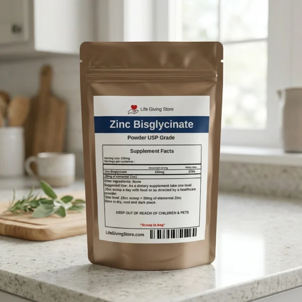 zinc bisglycinate powder USP grade