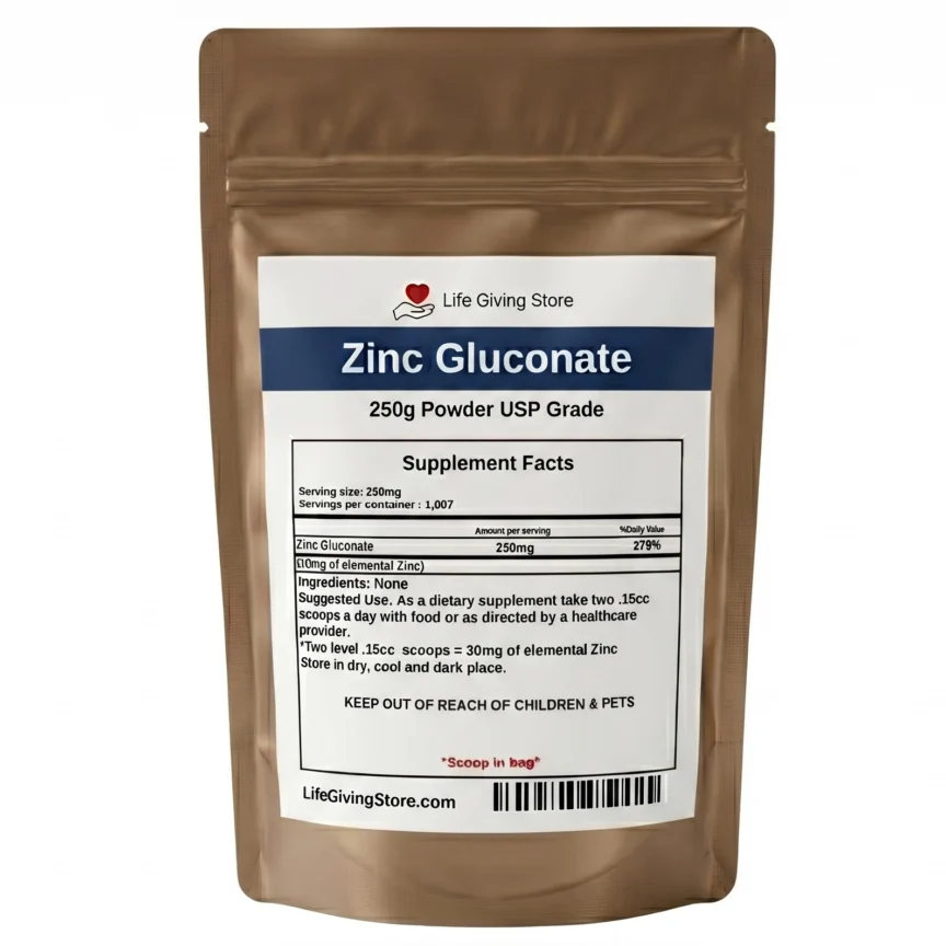 Zinc Gluconate Powder USP Grade