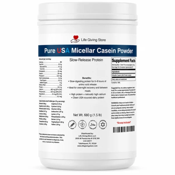 Pure USA Micellar Casein Powder