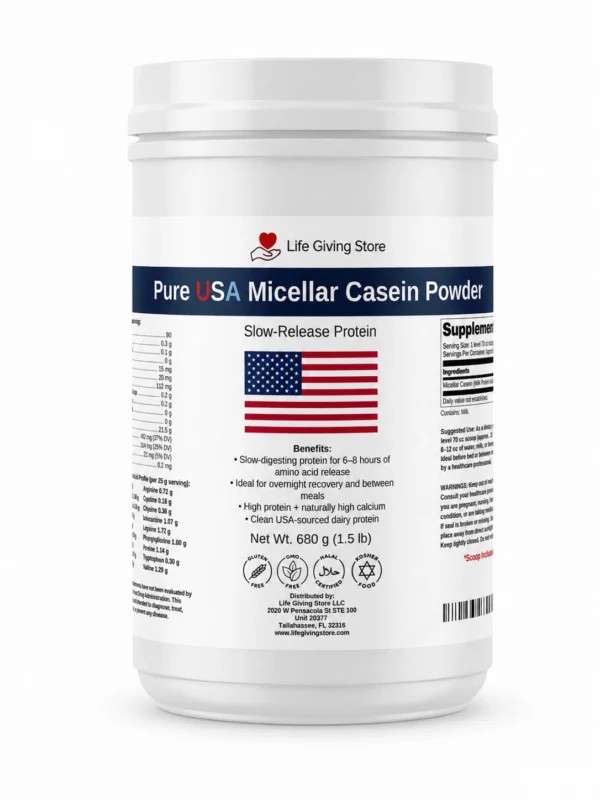 Pure USA Micellar Casein Powder hero