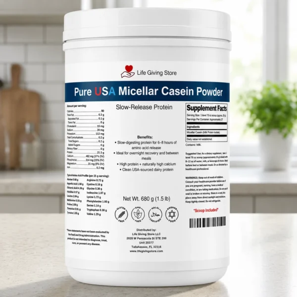 Pure USA Micellar Casein Powder Lifestyle