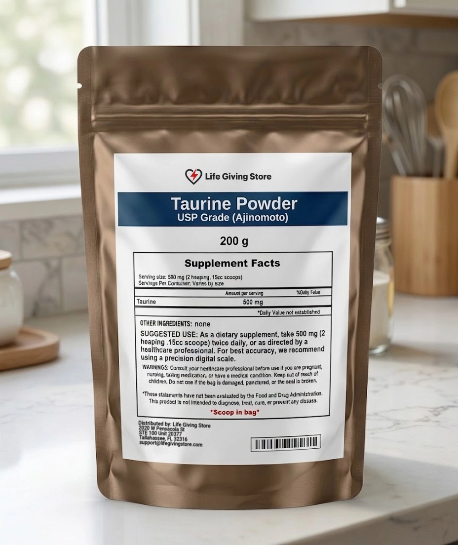 taurine USP grade ajinomoto powder lifestyle