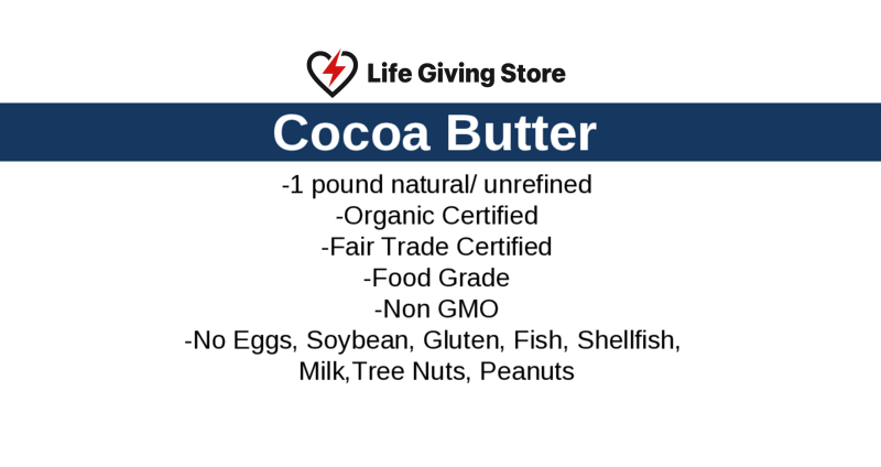 Cocoa Butter (Organic & Fair Trade Certified) - Image 2