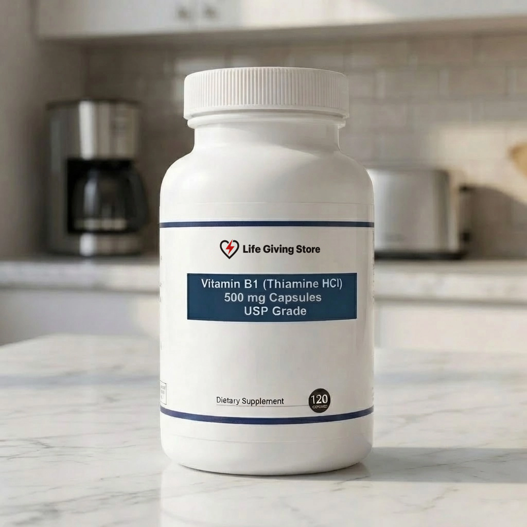 vitamin b1 capsules 500mg thiamine hcl usp grade lifestyle