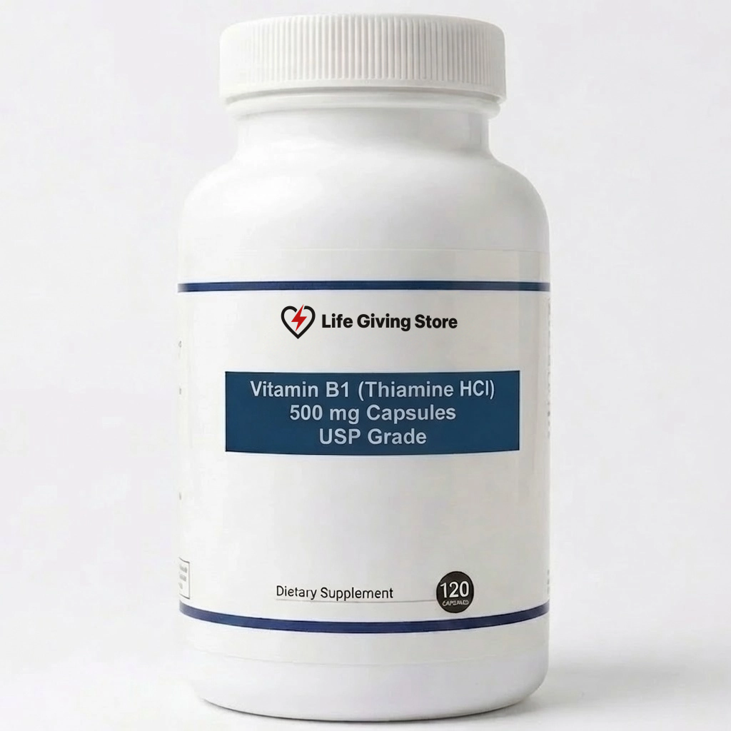 vitamin b1 capsules 500mg thiamine hcl usp grade