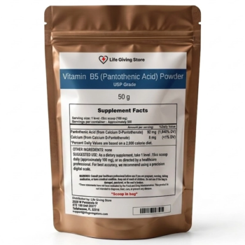 Vitamin B5 pantothenic acid powder USP grade hero