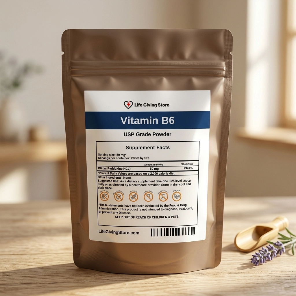 vitamin b6 powder pyrdoxine hcl